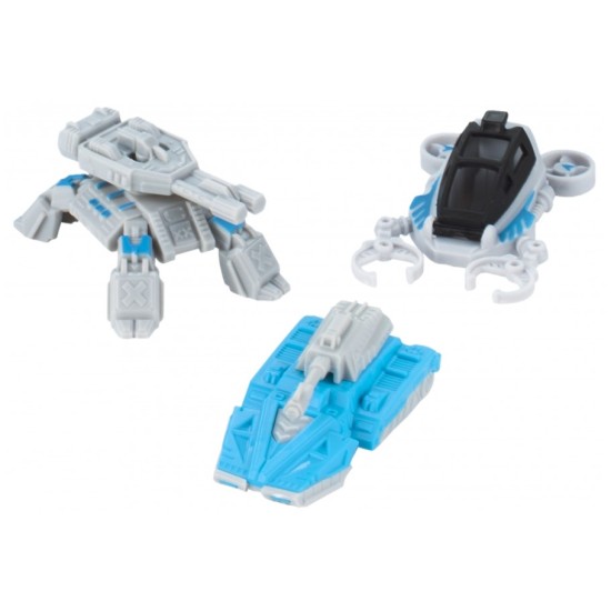 Galaxy robots ar 3 transportlīdzekļiem